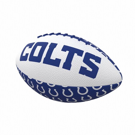 Logo Brands Indianapolis Colts Repeating Mini-Size Rubber Football 614-93MR-3